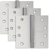 image:imageSchlage 35 Door Hinge with 58 Radius Round Corner in Black Stainless 3PackBright Chrome