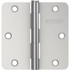 image:imageSchlage 35 Door Hinge with 58 Radius Round Corner in Black Stainless 3PackBright Chrome