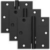 image:imageSchlage 35 Door Hinge with 58 Radius Round Corner in Black Stainless 3PackMatte Black