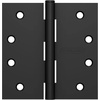image:imageSchlage 35 Door Hinge with 58 Radius Round Corner in Black Stainless 3PackMatte Black