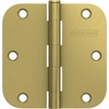 image:imageSchlage 35 Door Hinge with 58 Radius Round Corner in Black Stainless 3PackSatin Brass