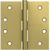 image:imageSchlage 35 Door Hinge with 58 Radius Round Corner in Black Stainless 3PackSatin Brass