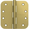 image:imageSchlage 35 Door Hinge with 58 Radius Round Corner in Black Stainless 3PackSatin Brass