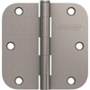 image:imageSchlage 35 Door Hinge with 58 Radius Round Corner in Black Stainless 3PackSatin Nickel