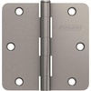 image:imageSchlage 35 Door Hinge with 58 Radius Round Corner in Black Stainless 3PackSatin Nickel