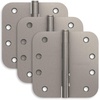 image:imageSchlage 35 Door Hinge with 58 Radius Round Corner in Black Stainless 3PackSatin Nickel