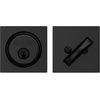 image:imageSchlage B60 N COL 622 Deadbolt with Collins Trim Keyed 1 Side Highest Residential Security Matte Black B60NCOL622