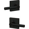 image:imageSchlage F10 BRW 622 GRW Broadway Door Lever with Greenwich Trim Hall amp Closet Passage Lock Matte BlackAged Bronze