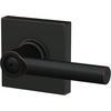 image:imageSchlage F10 BRW 622 GRW Broadway Door Lever with Greenwich Trim Hall amp Closet Passage Lock Matte BlackAged Bronze
