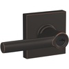 image:imageSchlage F10 BRW 622 GRW Broadway Door Lever with Greenwich Trim Hall amp Closet Passage Lock Matte BlackAged Bronze