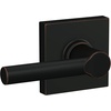 image:imageSchlage F10 BRW 622 GRW Broadway Door Lever with Greenwich Trim Hall amp Closet Passage Lock Matte BlackAged Bronze