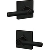 image:imageSchlage F10 BRW 622 GRW Broadway Door Lever with Greenwich Trim Hall amp Closet Passage Lock Matte BlackAged Bronze