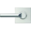 image:imageSchlage F10 BRW 622 GRW Broadway Door Lever with Greenwich Trim Hall amp Closet Passage Lock Matte BlackBright Chrome