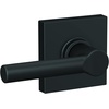 image:imageSchlage F10 BRW 622 GRW Broadway Door Lever with Greenwich Trim Hall amp Closet Passage Lock Matte BlackMatte Black