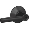 image:imageSchlage F10 BRW 622 GRW Broadway Door Lever with Greenwich Trim Hall amp Closet Passage Lock Matte BlackMatte Black