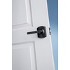 image:imageSchlage F10 BRW 622 GRW Broadway Door Lever with Greenwich Trim Hall amp Closet Passage Lock Matte BlackMatte Black