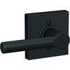 image:imageSchlage F10 BRW 622 GRW Broadway Door Lever with Greenwich Trim Hall amp Closet Passage Lock Matte BlackMatte Black