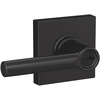 image:imageSchlage F10 BRW 622 GRW Broadway Door Lever with Greenwich Trim Hall amp Closet Passage Lock Matte BlackMatte Black