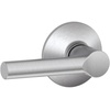 image:imageSchlage F10 BRW 622 GRW Broadway Door Lever with Greenwich Trim Hall amp Closet Passage Lock Matte BlackSatin Chrome