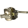 image:imageSchlage F10 BRW 622 GRW Broadway Door Lever with Greenwich Trim Hall amp Closet Passage Lock Matte BlackSatin Nickel