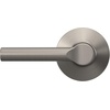 image:imageSchlage F10 BRW 622 GRW Broadway Door Lever with Greenwich Trim Hall amp Closet Passage Lock Matte BlackSatin Nickel