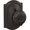 image:imageSchlage F170 PLY 622 Plymouth Door Knob One Sided NonTurning Dummy Door Handle Matte BlackAged Bronze