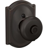 image:imageSchlage F170 PLY 622 Plymouth Door Knob One Sided NonTurning Dummy Door Handle Matte BlackAged Bronze