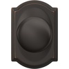 image:imageSchlage F170 PLY 622 Plymouth Door Knob One Sided NonTurning Dummy Door Handle Matte BlackAged Bronze
