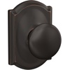 image:imageSchlage F170 PLY 622 Plymouth Door Knob One Sided NonTurning Dummy Door Handle Matte BlackAged Bronze