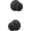 image:imageSchlage F170 PLY 622 Plymouth Door Knob One Sided NonTurning Dummy Door Handle Matte BlackAged Bronze