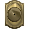 image:imageSchlage F170 PLY 622 Plymouth Door Knob One Sided NonTurning Dummy Door Handle Matte BlackAntique Brass