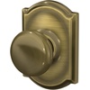 image:imageSchlage F170 PLY 622 Plymouth Door Knob One Sided NonTurning Dummy Door Handle Matte BlackAntique Brass