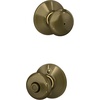 image:imageSchlage F170 PLY 622 Plymouth Door Knob One Sided NonTurning Dummy Door Handle Matte BlackAntique Brass