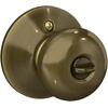 image:imageSchlage F170 PLY 622 Plymouth Door Knob One Sided NonTurning Dummy Door Handle Matte BlackAntique Brass
