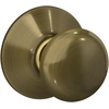 image:imageSchlage F170 PLY 622 Plymouth Door Knob One Sided NonTurning Dummy Door Handle Matte BlackAntique Brass