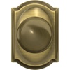image:imageSchlage F170 PLY 622 Plymouth Door Knob One Sided NonTurning Dummy Door Handle Matte BlackAntique Brass