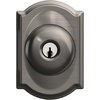image:imageSchlage F170 PLY 622 Plymouth Door Knob One Sided NonTurning Dummy Door Handle Matte BlackAntique Pewter
