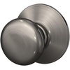 image:imageSchlage F170 PLY 622 Plymouth Door Knob One Sided NonTurning Dummy Door Handle Matte BlackAntique Pewter
