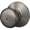 image:imageSchlage F170 PLY 622 Plymouth Door Knob One Sided NonTurning Dummy Door Handle Matte BlackAntique Pewter