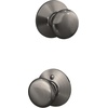 image:imageSchlage F170 PLY 622 Plymouth Door Knob One Sided NonTurning Dummy Door Handle Matte BlackAntique Pewter