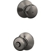 image:imageSchlage F170 PLY 622 Plymouth Door Knob One Sided NonTurning Dummy Door Handle Matte BlackAntique Pewter