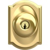 image:imageSchlage F170 PLY 622 Plymouth Door Knob One Sided NonTurning Dummy Door Handle Matte BlackBright Brass