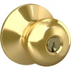 image:imageSchlage F170 PLY 622 Plymouth Door Knob One Sided NonTurning Dummy Door Handle Matte BlackBright Brass