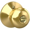 image:imageSchlage F170 PLY 622 Plymouth Door Knob One Sided NonTurning Dummy Door Handle Matte BlackBright Brass
