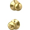 image:imageSchlage F170 PLY 622 Plymouth Door Knob One Sided NonTurning Dummy Door Handle Matte BlackBright Brass