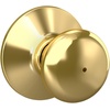 image:imageSchlage F170 PLY 622 Plymouth Door Knob One Sided NonTurning Dummy Door Handle Matte BlackBright Brass