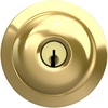 image:imageSchlage F170 PLY 622 Plymouth Door Knob One Sided NonTurning Dummy Door Handle Matte BlackBright Brass