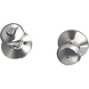 image:imageSchlage F170 PLY 622 Plymouth Door Knob One Sided NonTurning Dummy Door Handle Matte BlackBright Chrome