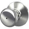 image:imageSchlage F170 PLY 622 Plymouth Door Knob One Sided NonTurning Dummy Door Handle Matte BlackBright Chrome