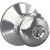 image:imageSchlage F170 PLY 622 Plymouth Door Knob One Sided NonTurning Dummy Door Handle Matte BlackBright Chrome